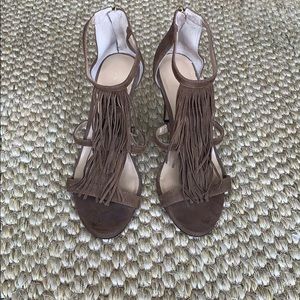 Ann Taylor Fringe Heels